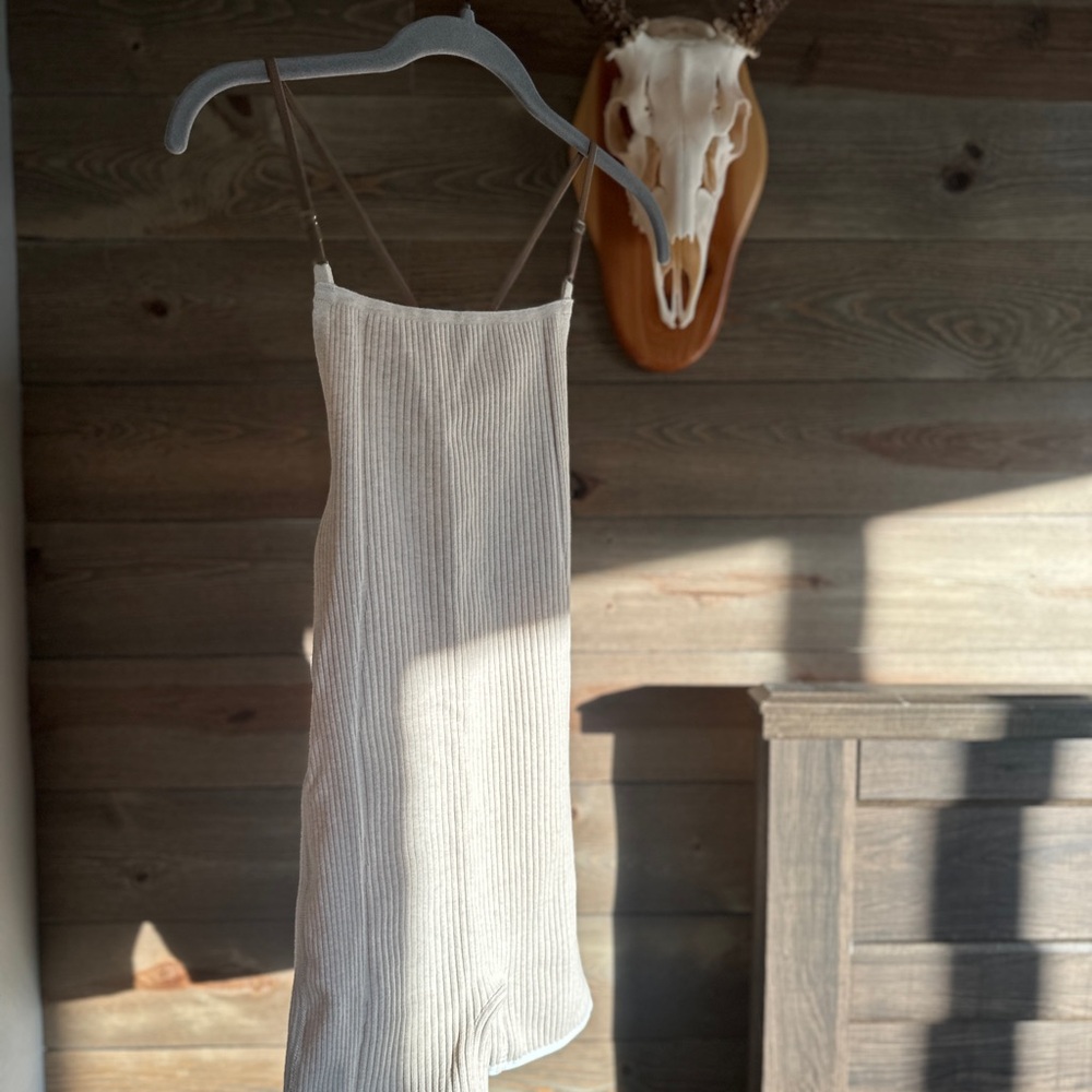 Jacquemus x Nike Cream Ribbed Jumpsuit